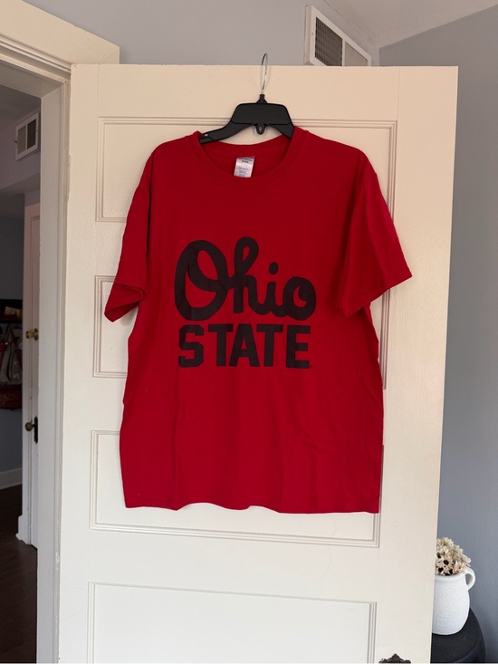 Jerzees Other - Vintage Ohio State Graphic Tee - Red with Black Print